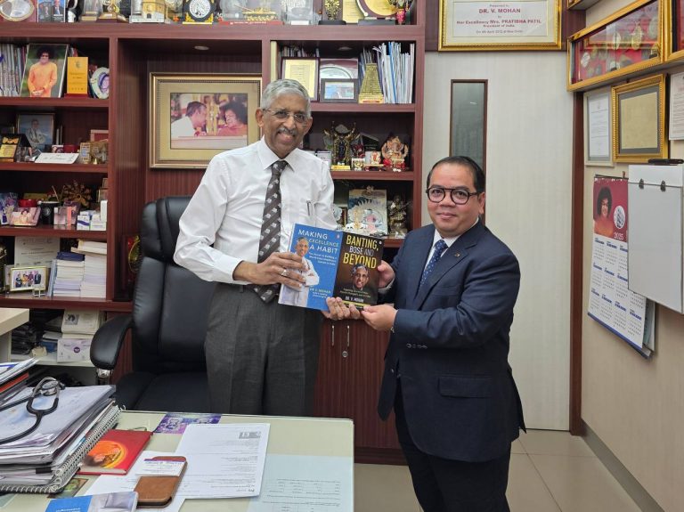 CADET Delegation, Led by Prof. Sum Satha, Visits Prof. V. Mohan’s Renowned Diabetes Centre